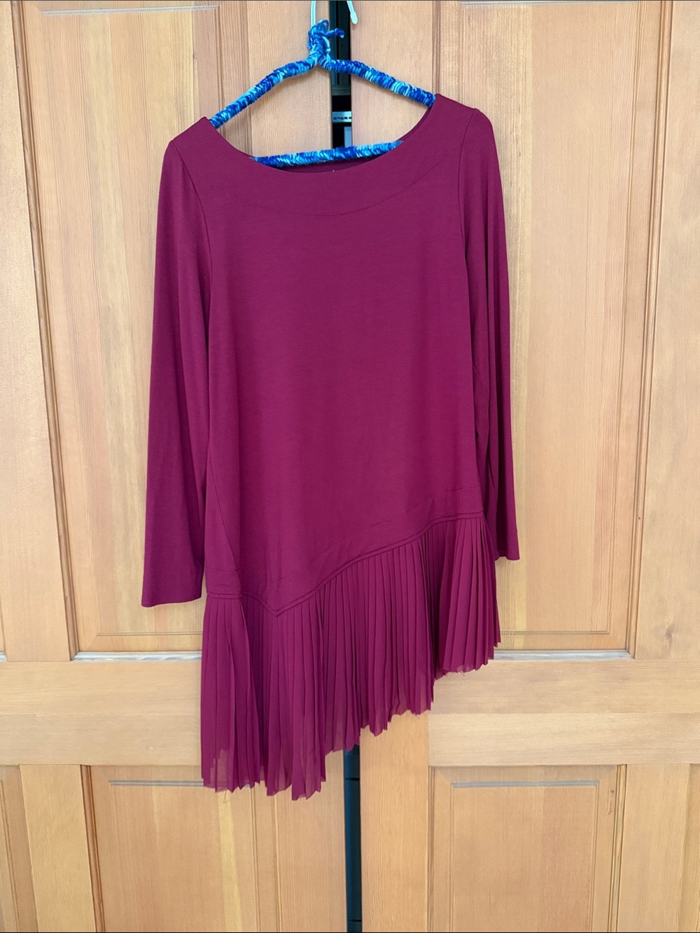 Soft Surroundings boat neck asymmetrical tunic